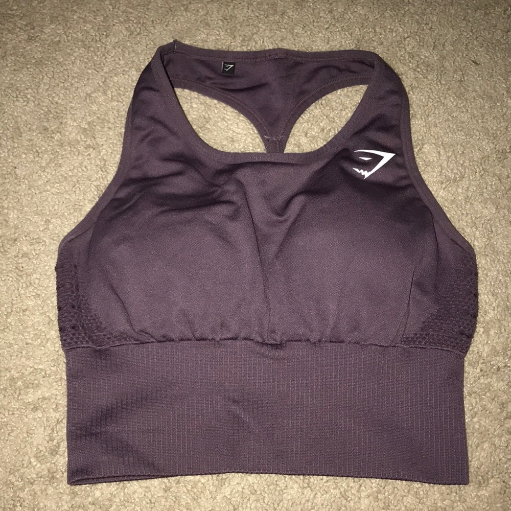 Gymshark Purple Crop Top